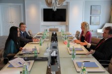 Heydar Aliyev Foundation vice-president meets with representatives of International Climbing and Mountaineering Federation (PHOTO)