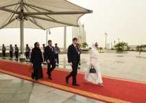 Президент Ильхам Алиев и его супруга прибыли в Джидду (ФОТО)
