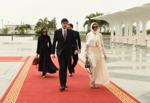 President Ilham Aliyev, his spouse arrive in Jeddah (PHOTO)