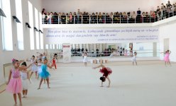 В Баку прошел первый открытый кубок "Təhsil" по художественной гимнастике (ФОТО)