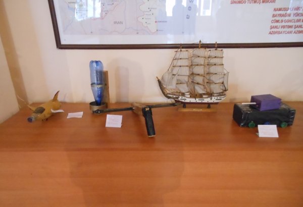 Выставка изобретений азербайджанских школьников: экономичные водосборники, модели кораблей и самолетов (ФОТО)