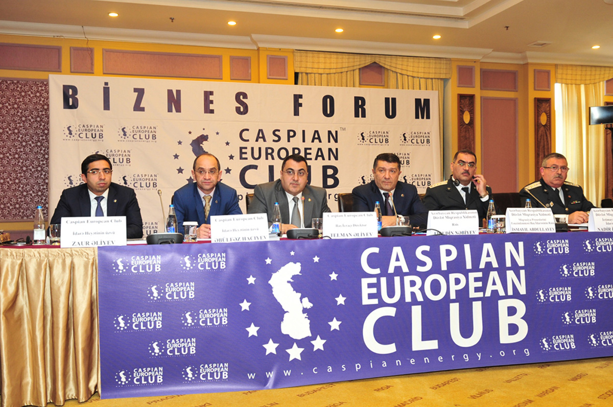 Baku hosts business forum of State Migration Service of Azerbaijan and Caspian European Club (PHOTO)