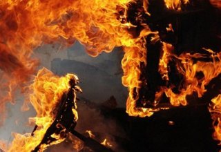 В армянском Гюмри произошел крупный пожар