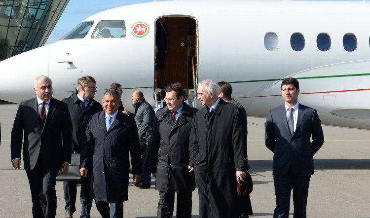 President of Tatarstan of Russian Federation visits Azerbaijan