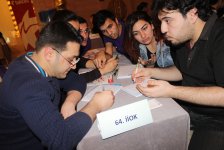 В Баку прошел третий фестиваль игр "Что? Где? Когда?" при поддержке проекта "ƏlfəCİN" (ФОТО)