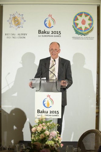 При организации Фонда Гейдара Алиева в Брюсселе состоялась презентация Евроигр «Баку-2015» (ФОТО)