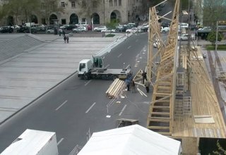 Ограничено движение в центре Баку