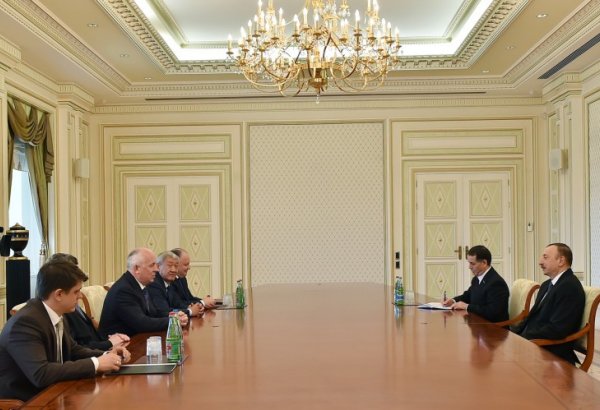Президент Азербайджана принял делегацию российской корпорации «Ростех»