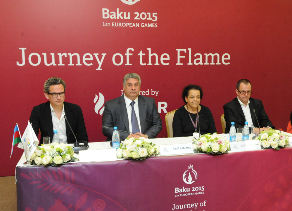 Bakı-2015 Avropa Oyunlarının məşəl proqramının təqdimatı keçirilib (ƏLAVƏ OLUNUB-2) (FOTO)