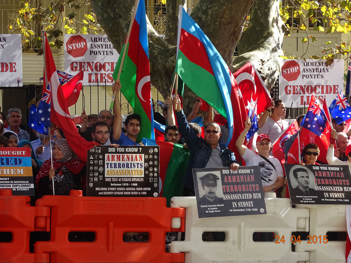 Avstraliyada "Erməni yalanlarına dur de!" yürüş-mitinqi keçirilib (FOTO)