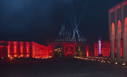 Президент Ильхам Алиев и его супруга Мехрибан Алиева приняли участие в церемонии зажжения факела первых Европейских игр (ФОТО)