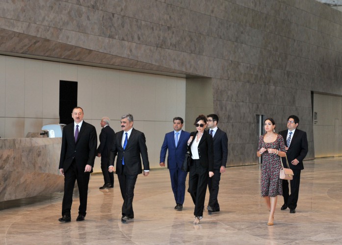 President Aliyev, his spouse attend opening of Baku Congress Centre