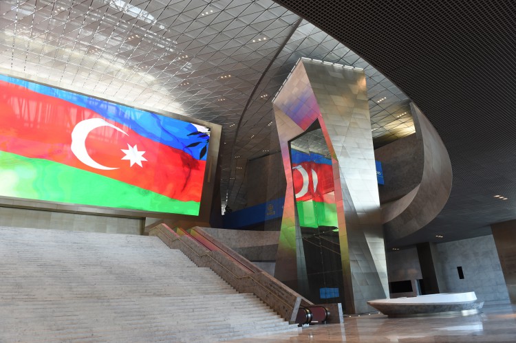 President Aliyev, his spouse attend opening of Baku Congress Centre