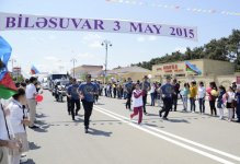 Bilasuvar is the next stop on the journey of Baku 2015 flame (PHOTO + VİDEO)