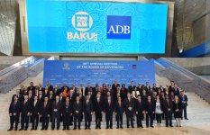 Azerbaijani president, his spouse attending opening of session of ADB Board of Governors meeting in Baku