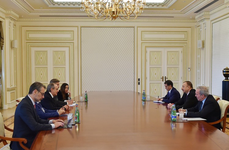 Azerbaijani president receives delegation led by Italian Minister of Economy and Finance