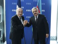 Rövnəq Abdullayev Yozef Blatterlə görüşüb (FOTO)