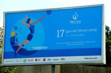 Paytaxt Bakı İlk Avropa Oyunları əhval-ruhiyyəsində (FOTO)