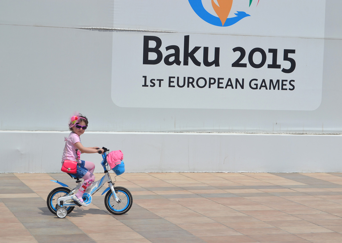 Bakı bulvarı, velosipedlər və Avropa Oyunları (FOTO)