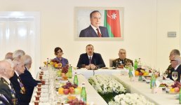 Prezident İlham Əliyev və xanımı yeni inzibati binanın açılışında iştirak ediblər (FOTO)