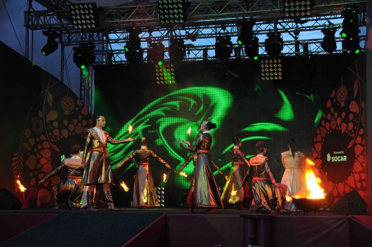 Фестиваль Огня в Сабирабаде (ФОТО)
