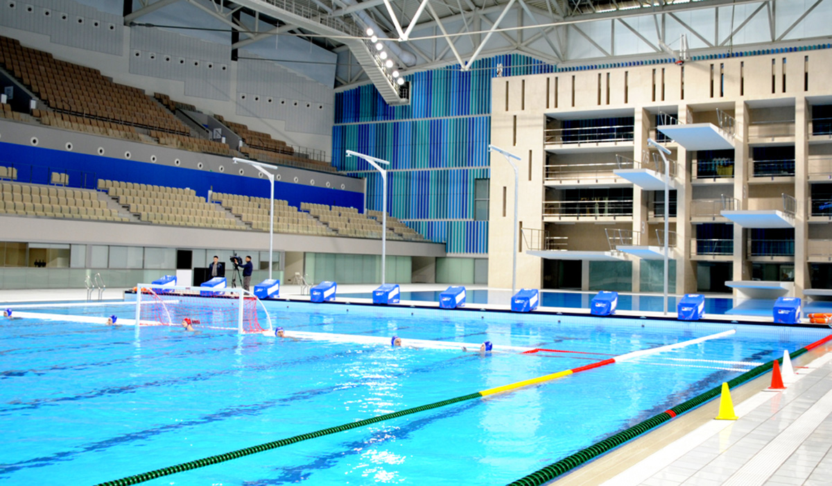 Дворец водных видов спорта в Баку готов к первым Евроиграм (ФОТО)
