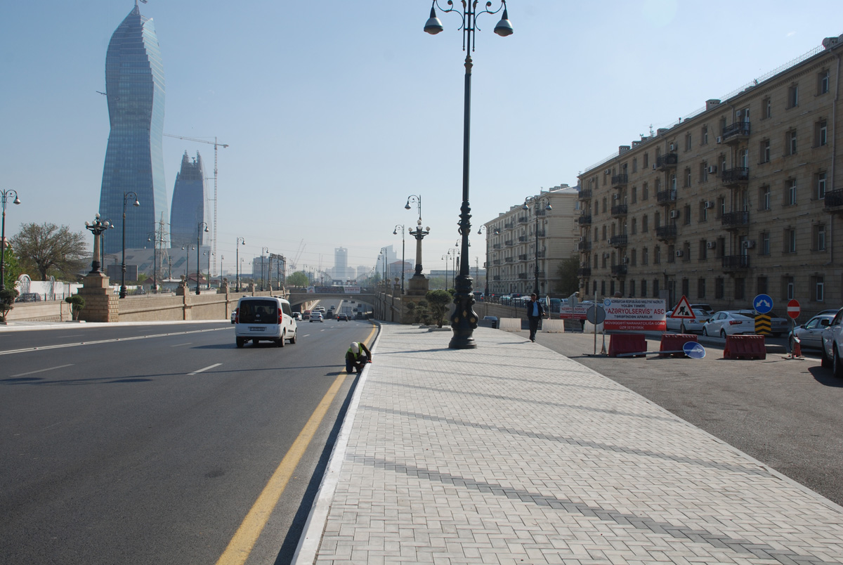 Завтра откроется второстепенная дорога одного из крупных проспектов Баку