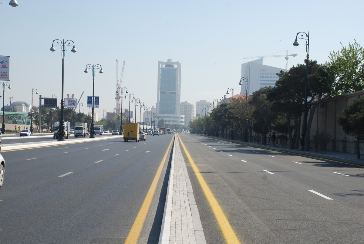 В день начала Евроигр в Баку закроют ряд улиц и проспектов