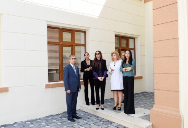 Mehriban Əliyeva Bakıda 1 nömrəli körpələr evinin yenidənqurmadan sonra açılışında iştirak edib (FOTO)