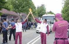 Journey of Baku 2015 flame arrives in Agjabadi (PHOTO)
