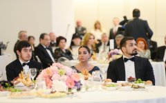 President Ilham Aliyev and his spouse attended a solemn ceremony to mark 92nd birthday anniversary of national leader Heydar Aliyev