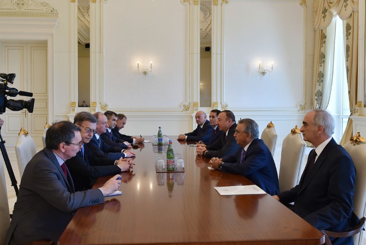 Президент Азербайджана принял делегацию во главе с секретарем Совета Безопасности России