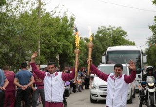 Факел первых Евроигр доставлен в Зардаб (ФОТО)