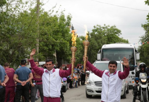 Azerbaijan’s Zardab welcomes torch of European Games (PHOTO)