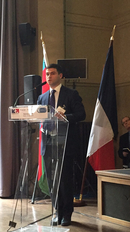 Paris hosts second business forum France-Azerbaijan 2015 (PHOTO)
