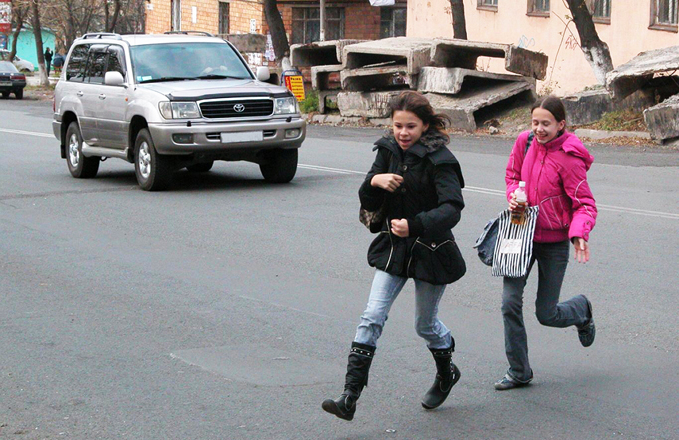 Дорожная полиция Азербайджана обеспокоена безопасностью детей на дорогах