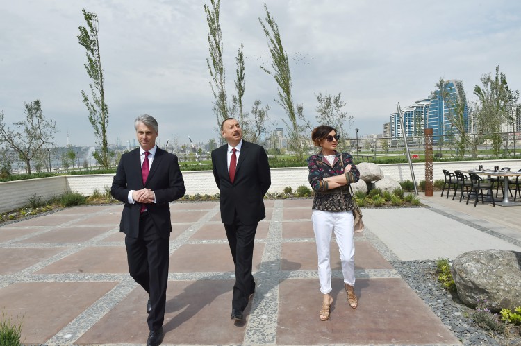 Prezident İlham Əliyev: Bu gün dünya miqyasında Bakı bulvarı kimi ikinci gözəl bulvar yoxdur (FOTO)