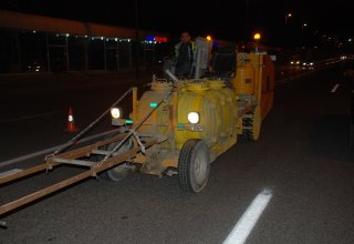Ремонт дороги Баку-Губа-госграница с Россией проводится в ночные часы