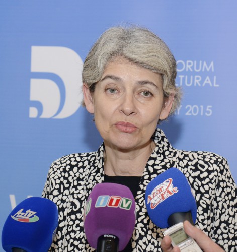 UNESCO-nun baş direktoru İrina Bokova Azərbaycana səfərə gəlib (FOTO)