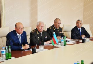 Orgeneral Çolak Azerbaycan Olağanüstü Haller Bakanı ile bir araya geldi