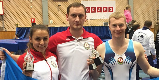 Azərbaycan idmançıları batut gimnastikası üzrə beynəlxalq turnirdə medallar qazanıblar
