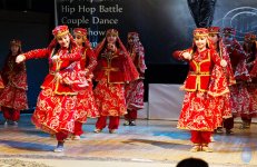 В Баку прошло яркое танцевальное шоу, посвященное Евроиграм (ФОТО)