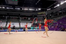 В преддверии Евроигр в Баку прошли проверочные тренировки гимнастов (ФОТО)