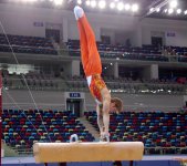 Testing exercises of gymnasts held in Baku in anticipation of European Games (PHOTO)