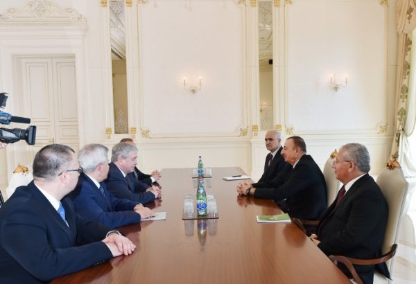 Prezident İlham Əliyev Belarus Baş nazirinin müavinini qəbul edib