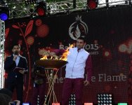 Факел Европейских игр доставлен в Гейчай (ФОТО)