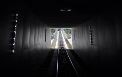 Baku’s funicular waiting for tourists (PHOTO)