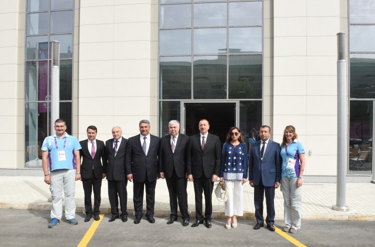 Ilham Aliyev, his spouse attend opening of Athletes and Media Villages of European Games (PHOTO)