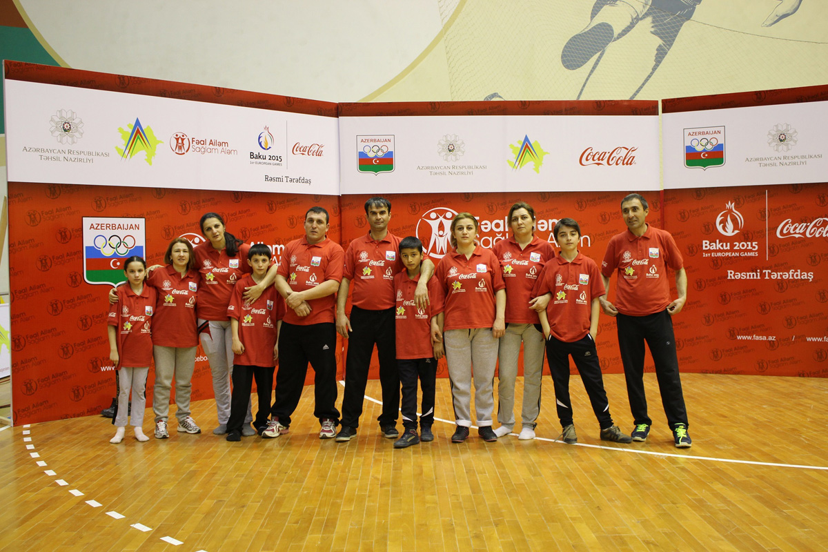 Победители турнира FASA пронесли факел первых Европейских игр «Баку 2015»