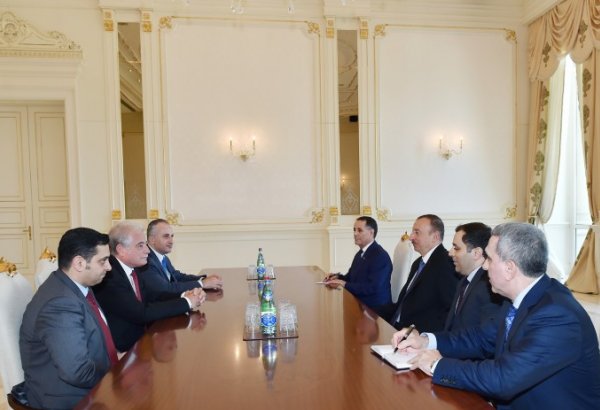 Президент Азербайджана принял делегацию во главе с губернатором египетской провинции